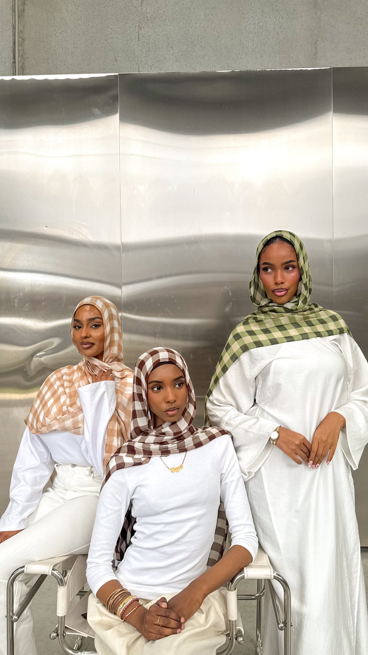 Checkered Hijab- COCOA