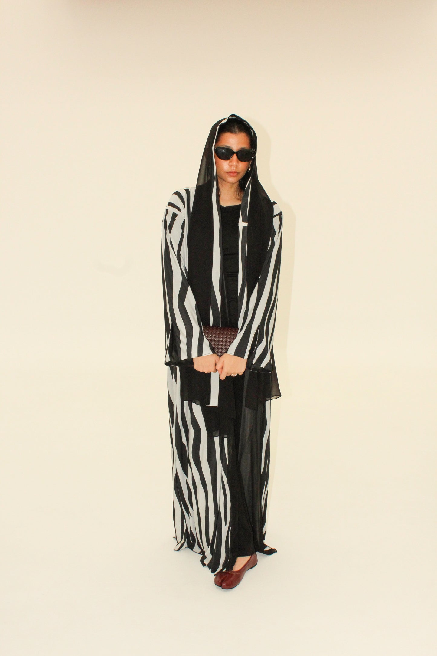 Zebra Printed Abaya